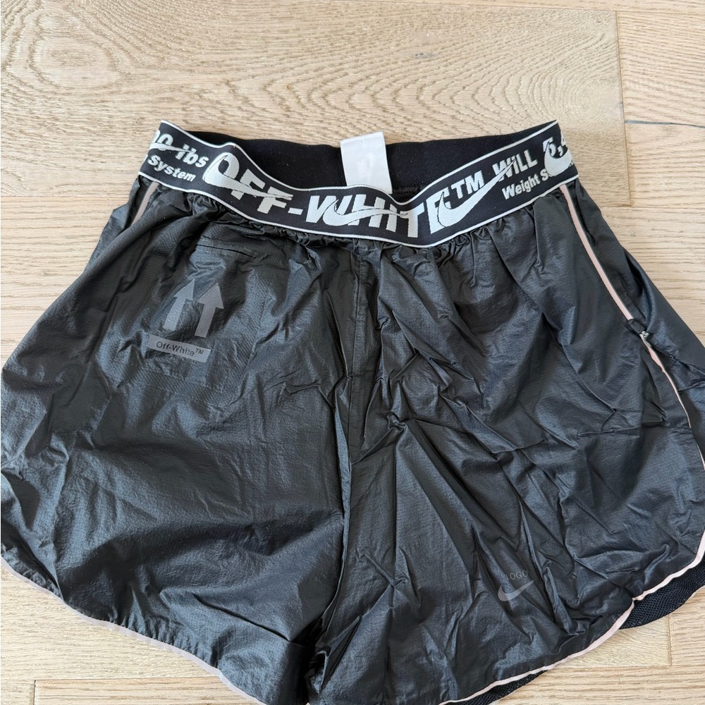 Off-White Nike Black Logo Running Shorts